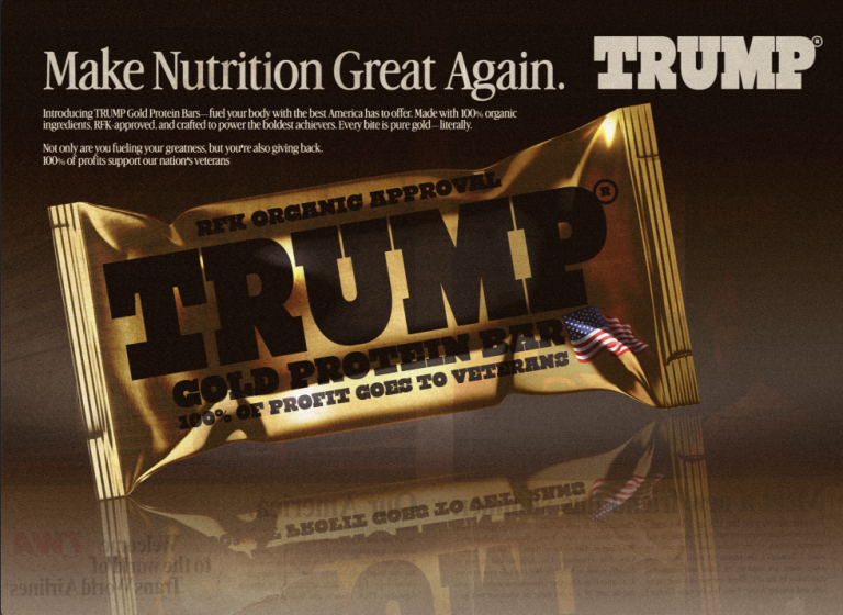 Trump GOLD Protein Bar